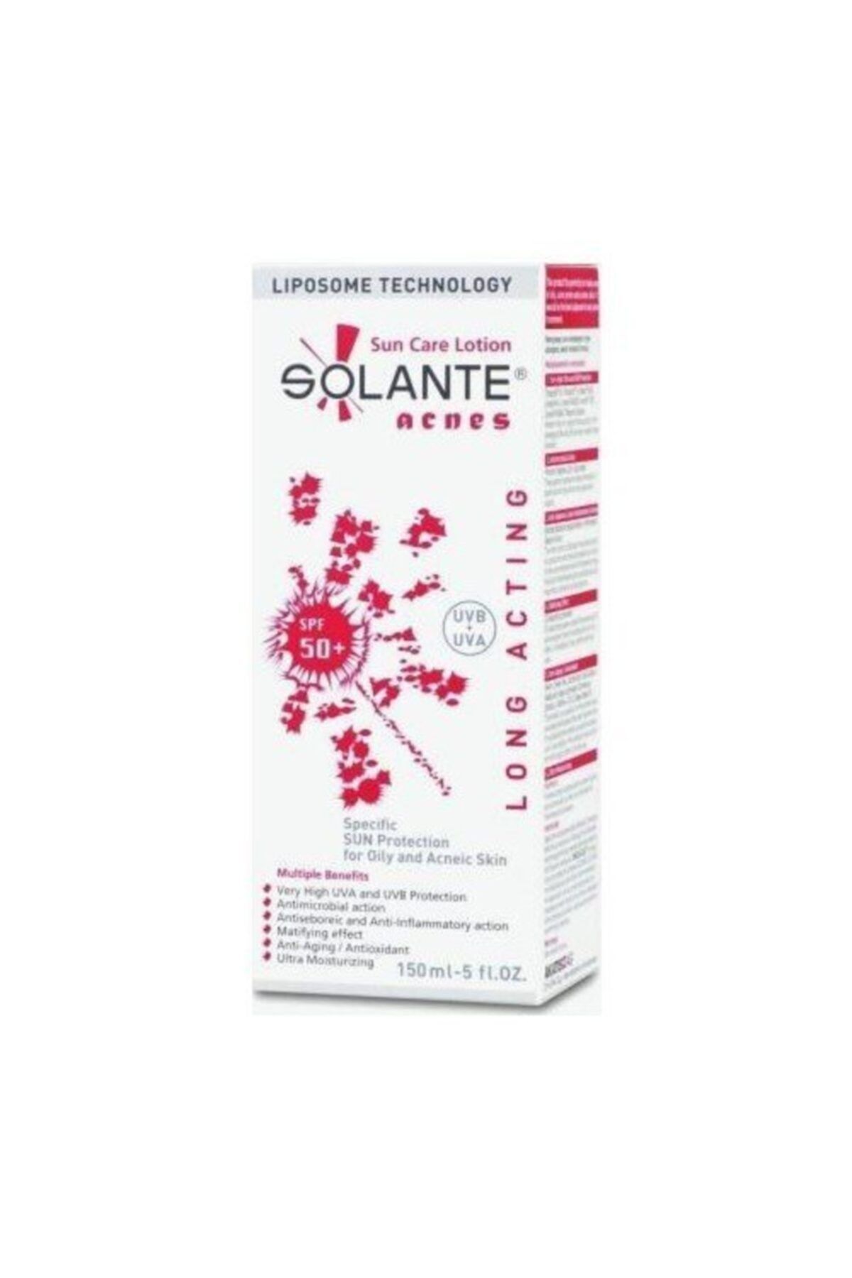 Solante Acnes Spf50 150ml