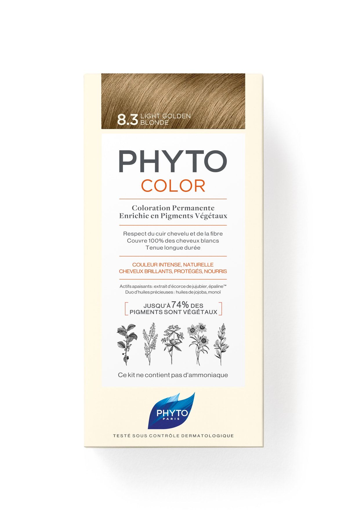 Phyto Phytocolor 8.3 Sarı Dore Amonyaksız Kalıcı Bitkisel Saç Boyası