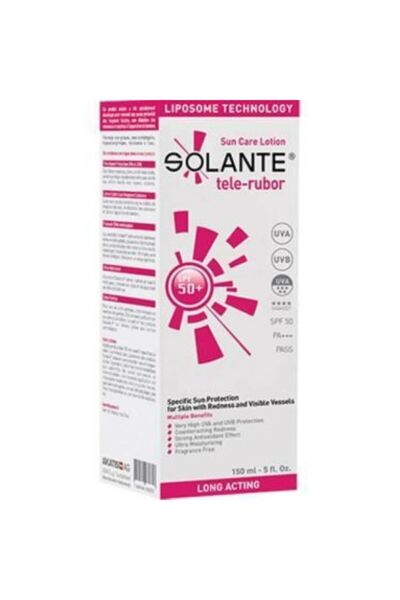 Solante Tele-rubor Losyon Spf50 150 ml