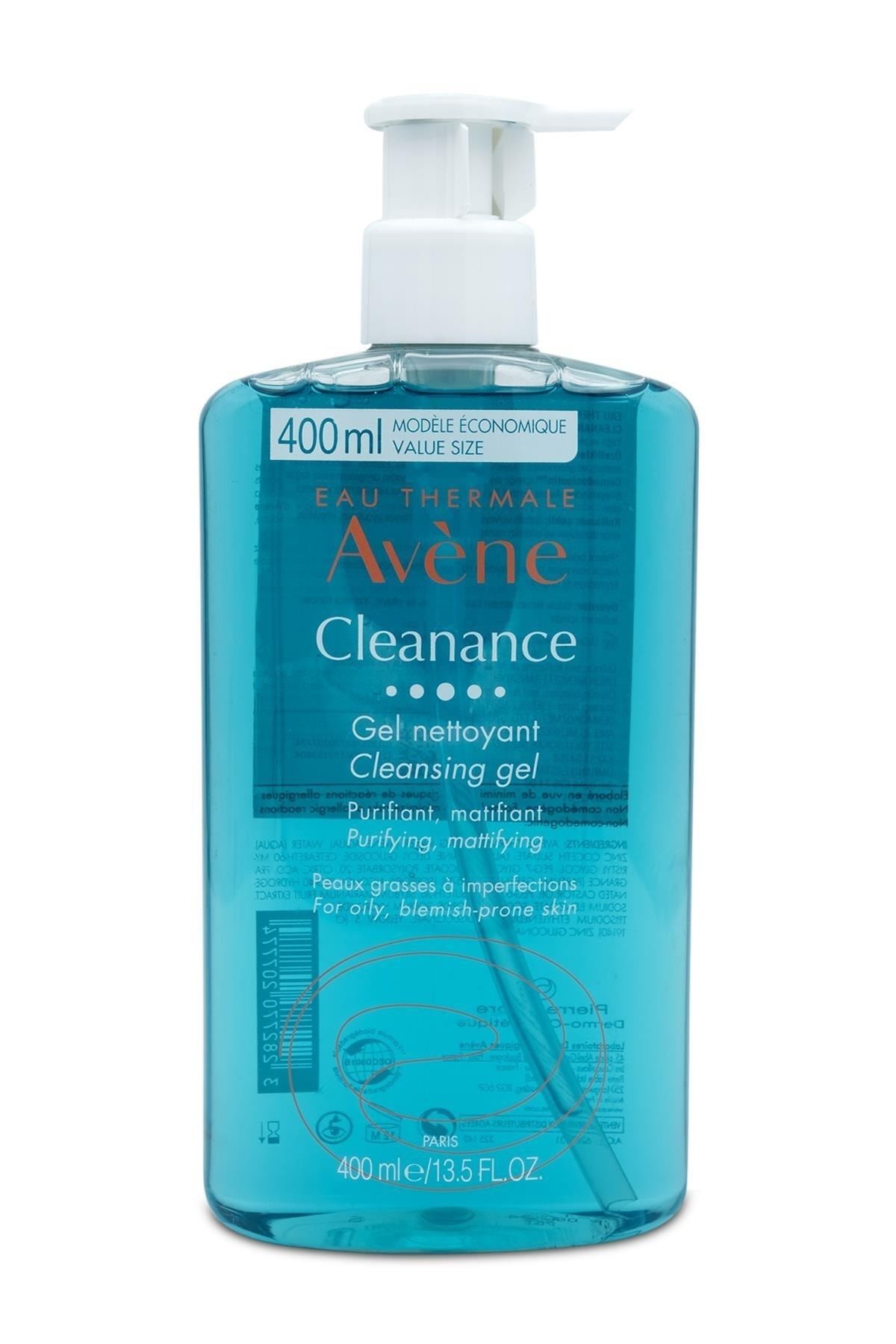 Avene Cleanance Karma Ve Yağlı Ciltler Için Temizleme Jeli 400 Ml