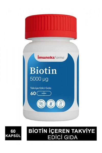 Imuneks Biotin 5000mg 60 Tablet