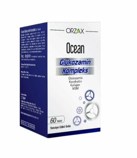 Orzax Ocean Glukozamin Kompleks 60 Tablet