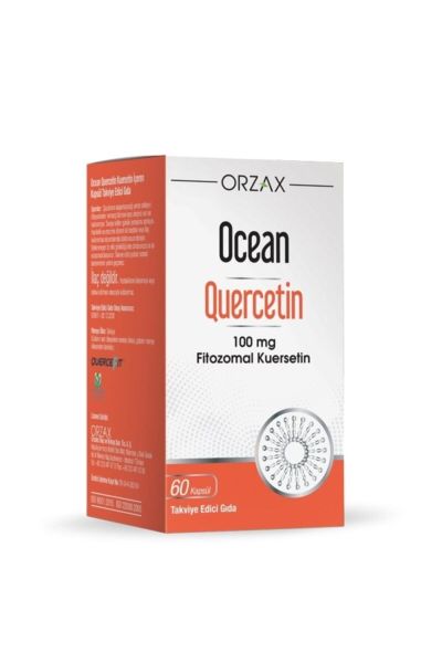Orzax Ocean Quercetin 100 Mg 60 Kapsül Takviye Edici Gıda