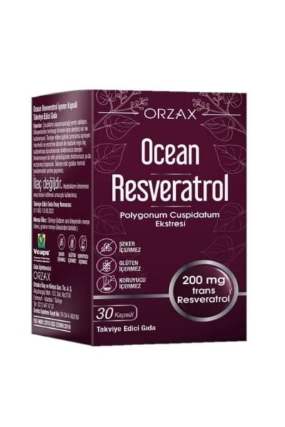 Ocean Resveratrol 200 Mg 30 Kapsül