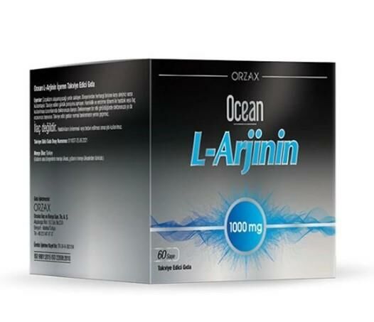 Ocean L-arjinin 1000 mg 60 Saşe