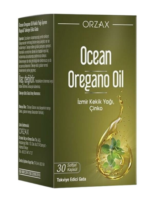 Ocean Oregano Oil Takviye Edici Gıda 30 Kapsül