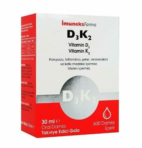 Imuneks Farma D3k2 Damla 30 ml