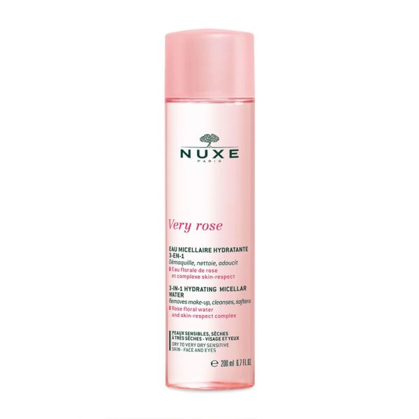 Nuxe Very Rose 3 in 1 Temizleme Suyu 200 ml - Kuru Ciltler