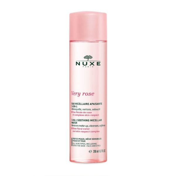 Nuxe Very Rose 3 in 1 Temizleme Suyu 200 ml - Tüm Ciltler