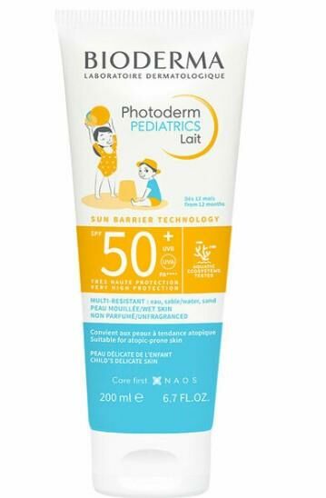 Bioderma Photoderm Pediatrics Lait SPF50+ Bebek, Çocuk Güneş Kremi Çok Yüksek Koruma Süt Formda 200 ml