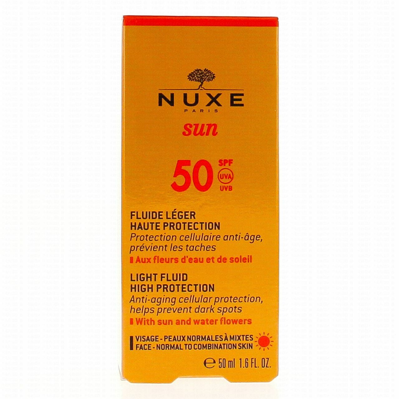 Nuxe Sun Light Fluid High Protection Spf 50 - Güneş Kremi 50ml