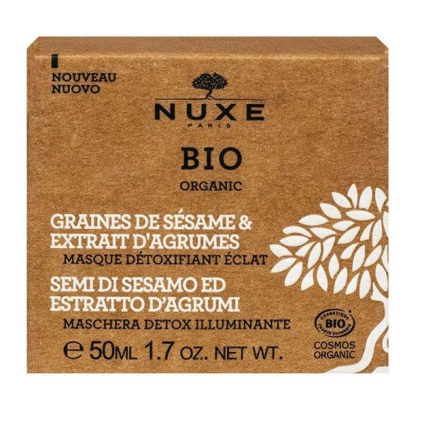 Nuxe Bio Organic Aydınlatıcı Detoks Maske 50 ml