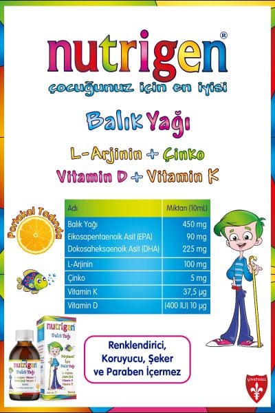 Nutrigen Balık Yağı Şurup 200 ml