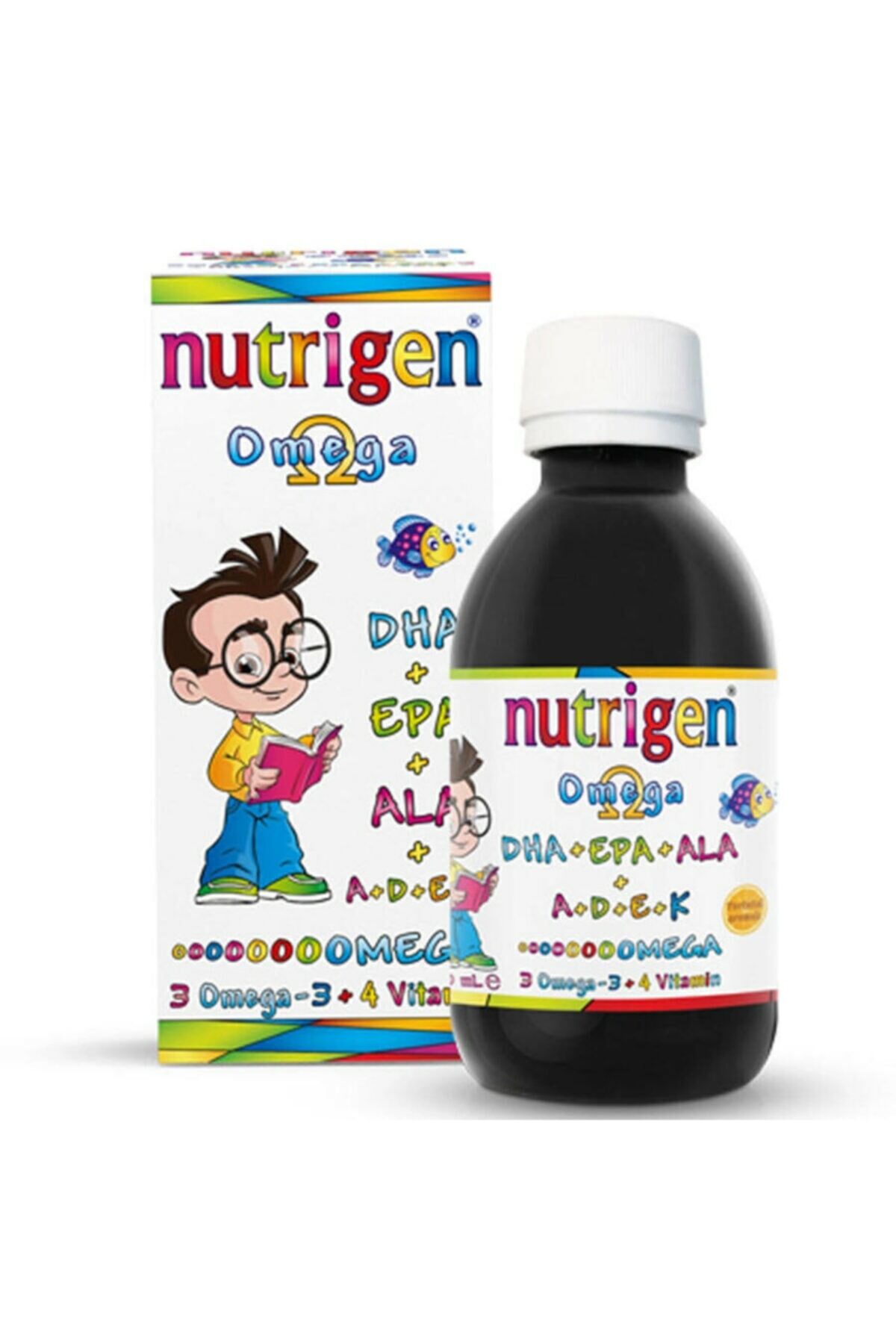 Nutrigen Omega 3 Şurup - Takviye Edici Gıda Portakal Aromalı 200ml