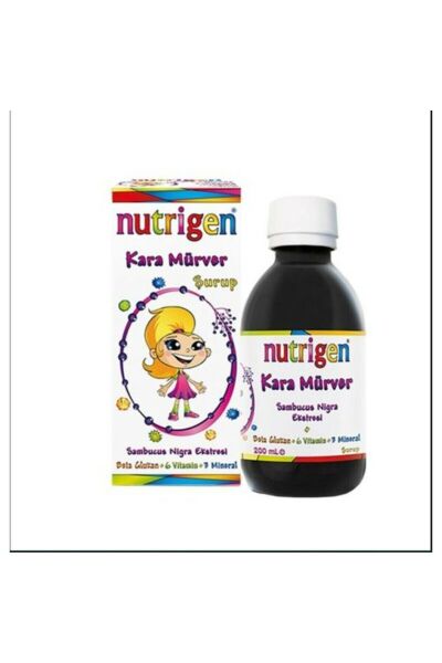 Nutrigen Kara Mürver Şurup 200 ml