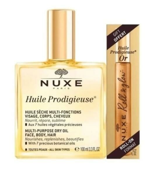 Nuxe Huile Prodigieuse 100 ml + OR Roll-On 8 ml