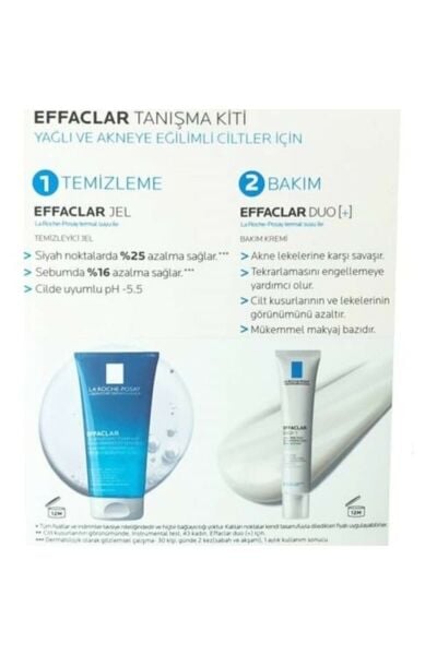 La Roche-posay Effaclar Duo 15ml Ve Effaclar Gel 50ml Kofre