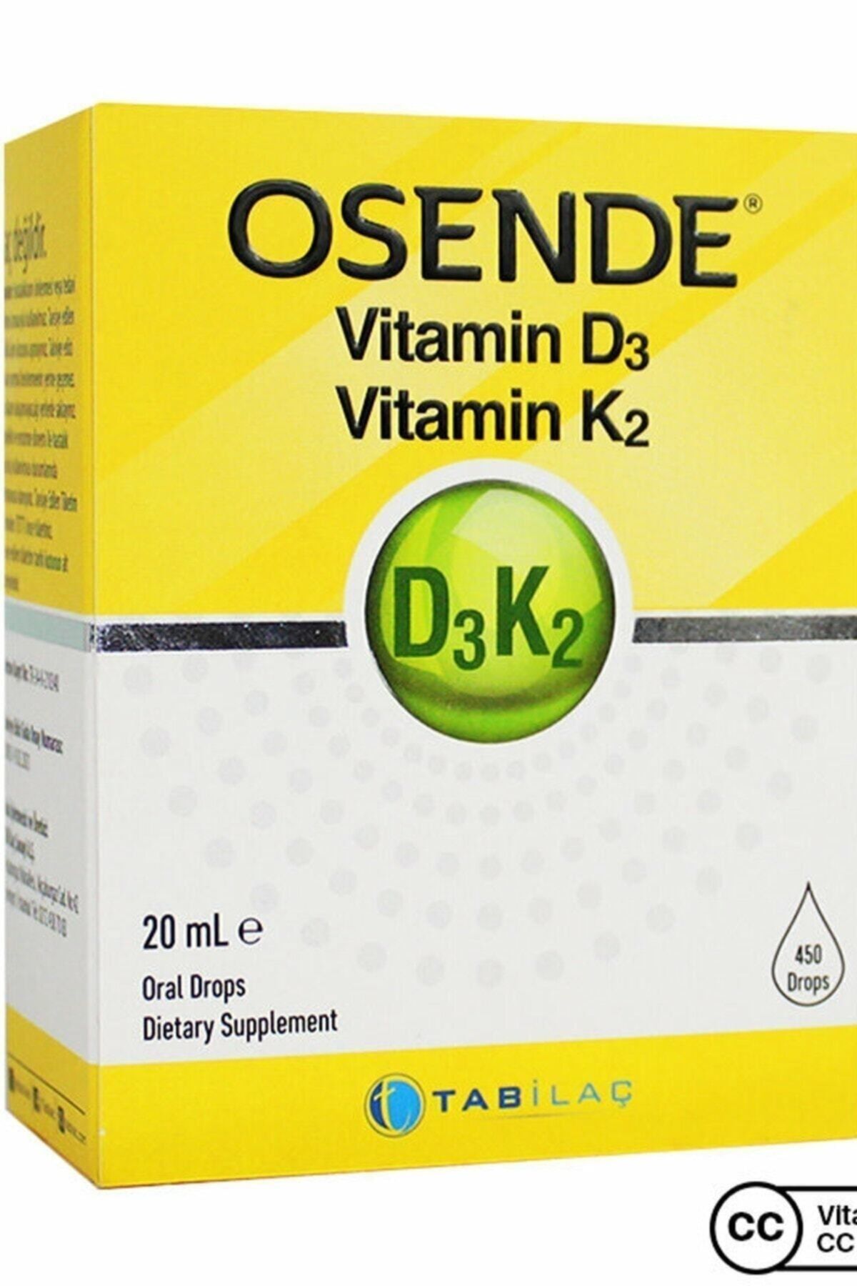 Osende D3 + K2 20 Ml Damla