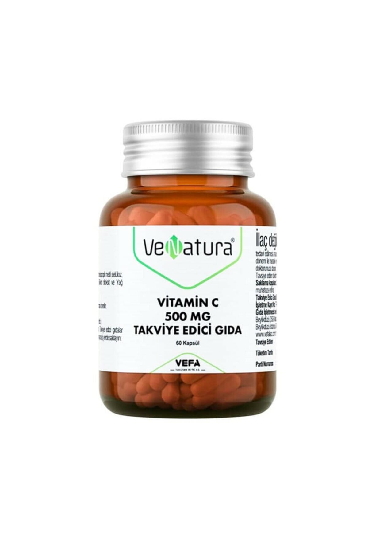 Venatura Vitamin C 500 Mg Takviye Edici Gıda
