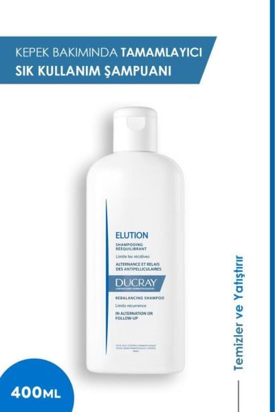 Ducray Elution Gentle Balancing Shampoo 400 ml