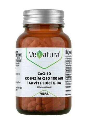 Venatura Koenzim Q10 100 Mg Takviye Edici Gıda 30 Kapsül