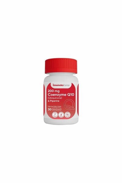 imuneks Coenzyme Q10 200 mg 30 Kapsül