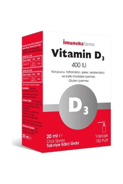imuneks Farma Vitamin D3 400 Iu