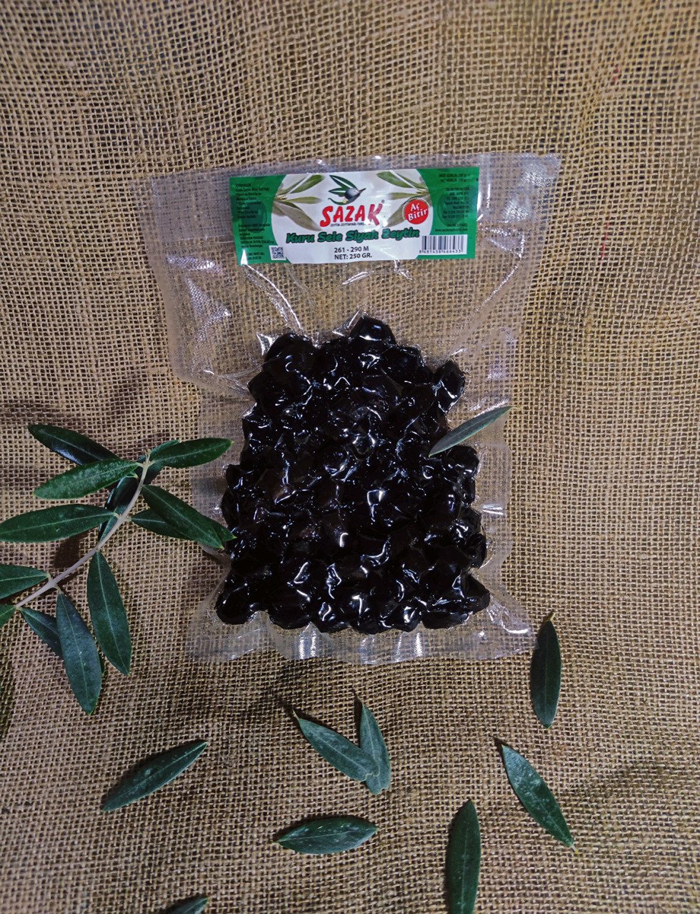 Sazak Kuru Sele Zeytin İri Taneli Aç Bitir 250 gr