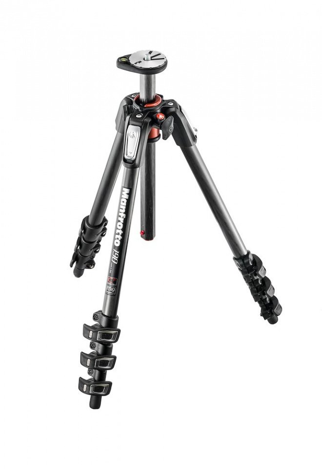 Manfrotto MT190CXPRO4 190 Karbon Fiber Tripod Siyah 4 Section