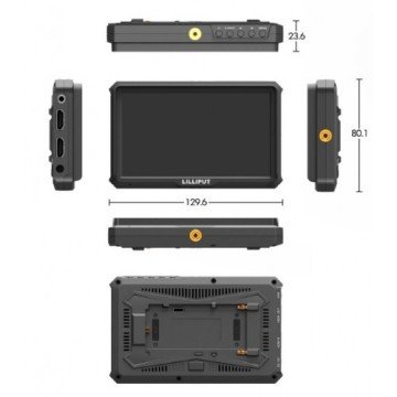 Lilliput A5 - 5'' 4K HDMI Saha Monitörü