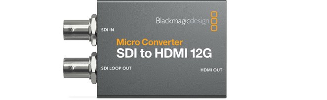 Micro Converter SDI to HDMI 12G wPSU