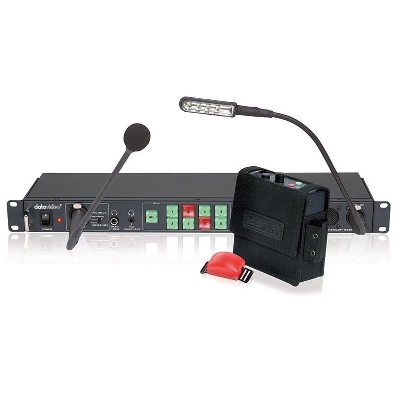 Datavideo ITC-100 Intercom Sistemi Profesyonel Kulaklıklar Opsiyonel