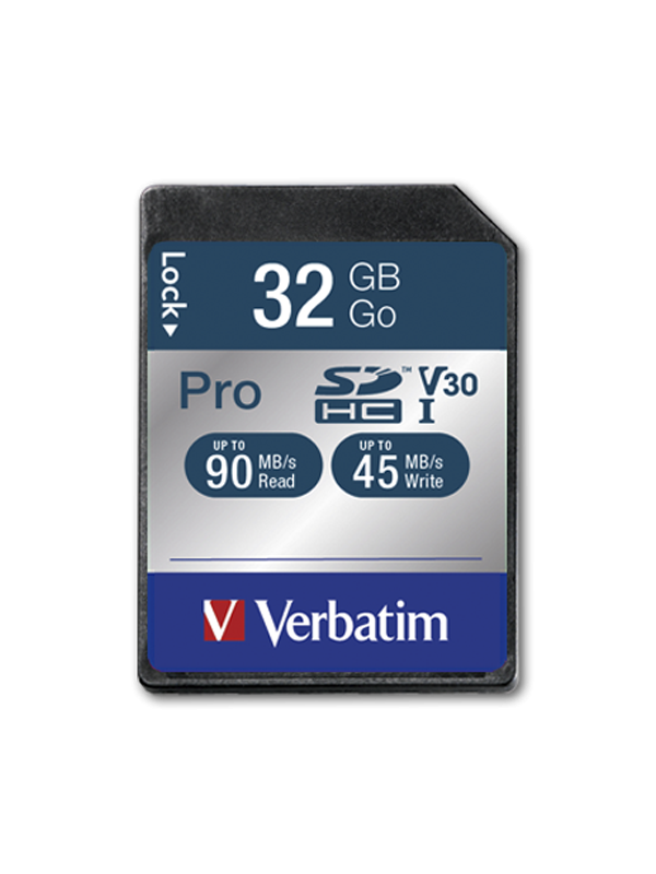 Verbatim 32GB SDHC Pro U3 Hafıza Kartı