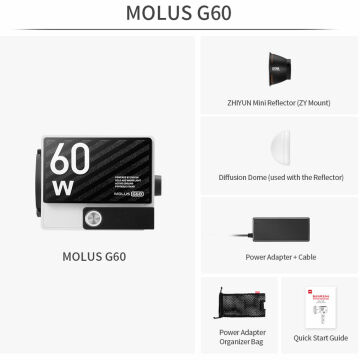 Zhiyun MOLUS G60 Çift Renkli Işık