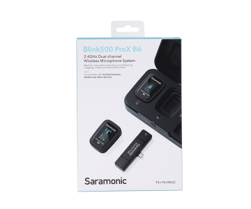 Saramonic Blink500 ProX B6 Kablosuz İkili Mikrofon