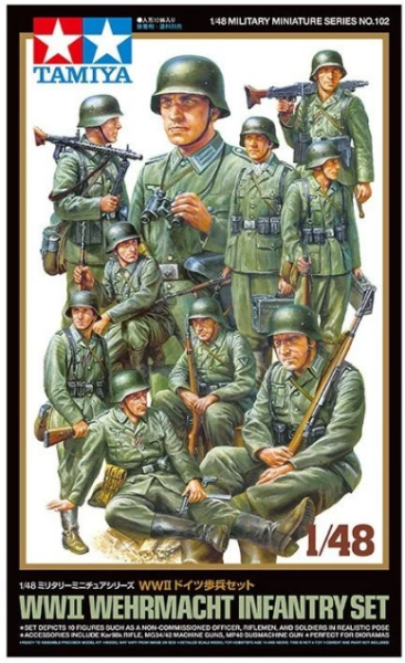 1/48 WWII Wehrmacht Infantry