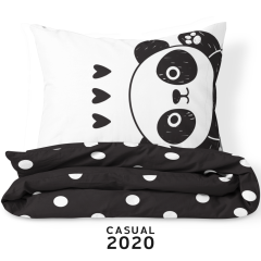 Casual - Panda Çift Kişilik Nevresim Seti