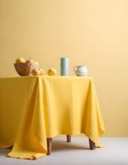 Klasik Sarı Masa Örtüsü