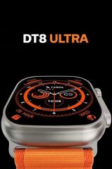Dt8 Ultra 2.0 Inç NFC Özellikli BT Çağrı Destekli Akıllı Saat Siyah