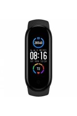 M5 Smart Watch Band Akıllı Bileklik Spor Modlu Full Fonksiyon Siyah