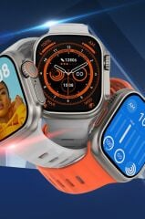 Torima Gs8+ Watch 8 Ultra 49mm Türkçe Siri Nfc Gps Özellikli Akıllı Saat 2.02 Inc Turuncu
