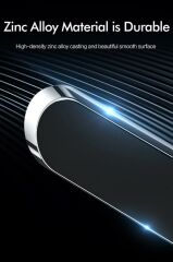 Torima JX-007 Gümüş Çok Amaçlı Magnetic Car Holder Araç İçi Telefon Tutucu