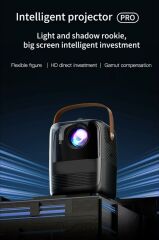 Torima Beyaz T11 Projeksiyon Ev Sineması Bluetooth Wifi Akıllı Android Tv 1080p Hoparlör Smart 4k Youtube Türkçe