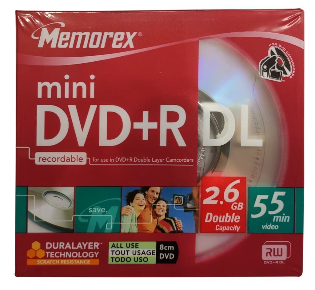 Memorex Mini DVD+R DL 60 DK 1 Adet