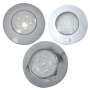 Tavan Lambası, 6 Leds, 12V&24V, Beyaz