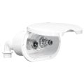 Case w/Water Inlet/Outlet, Str. Conn. w/Lid, White