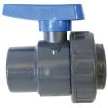 Ball Valve 1 1/2'', Plastic, Grey