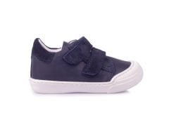 Sporty-2 Cırtcırtlı Lacivert Sneaker Unisex Hakiki Deri Çocuk Ayakkabısı