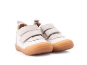 Speedy Cırtcırtlı Beyaz Sneaker Unisex Hakiki Deri Çocuk Ayakkabısı