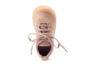 Speedy Bağcıklı Açık Kahverengi Sneaker Unisex Hakiki Deri Çocuk Ayakkabısı